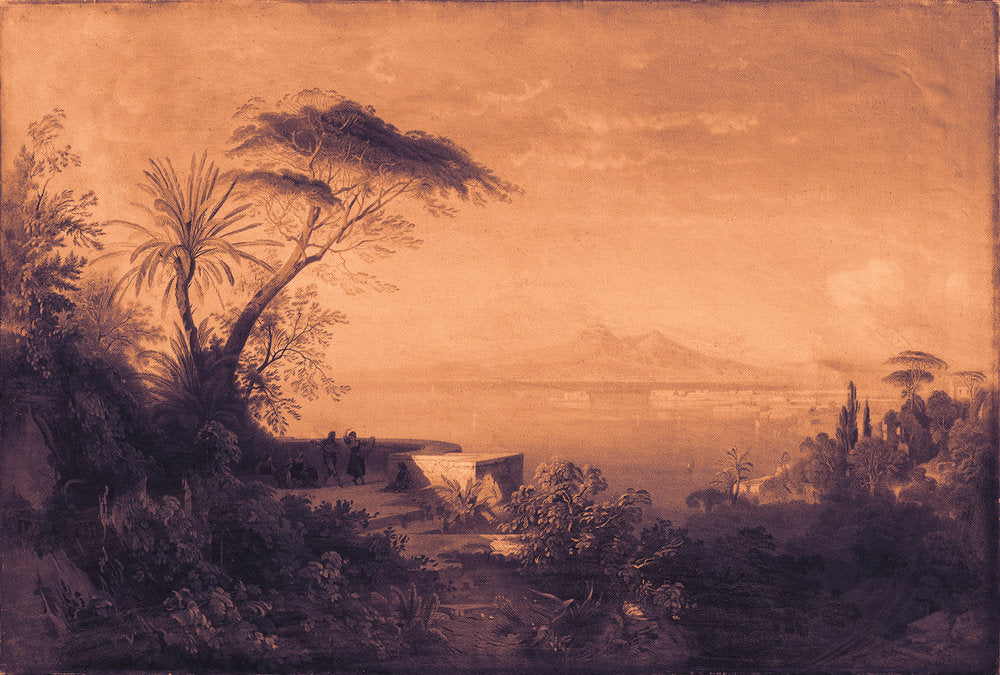 Atelier 47 - Ancient Painting digital print AS Creation Orange   117260