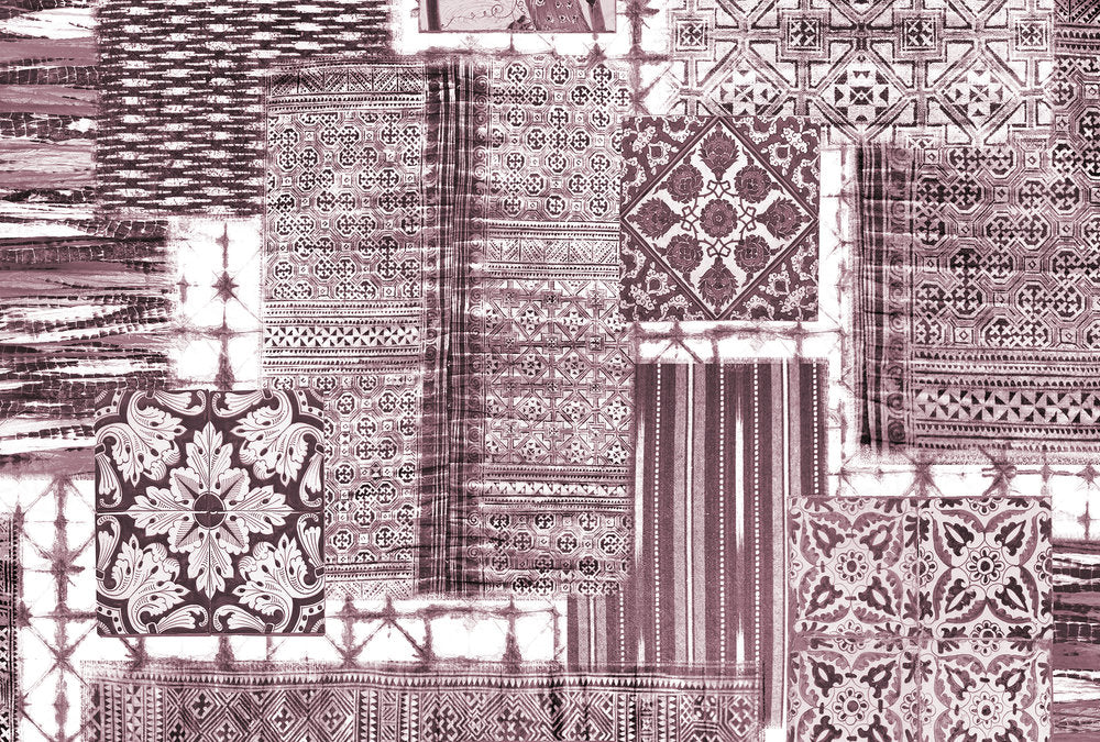Atelier 47 - Bohemian Patchwork digital print AS Creation Brown   117320
