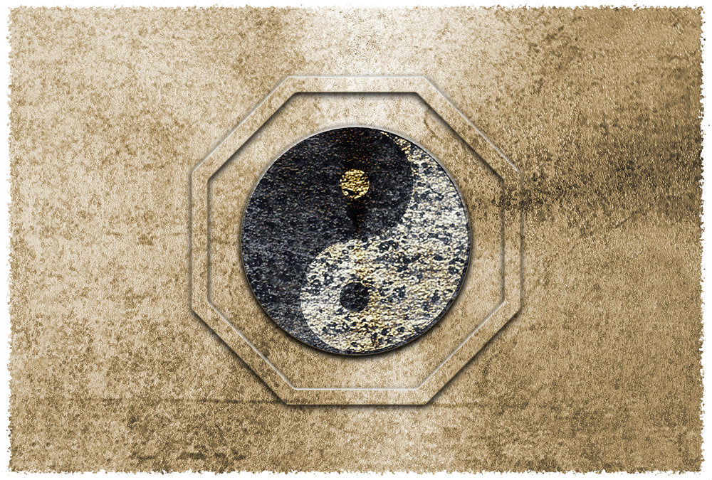 Atelier 47 - Ying & Yang digital print AS Creation Beige   117710