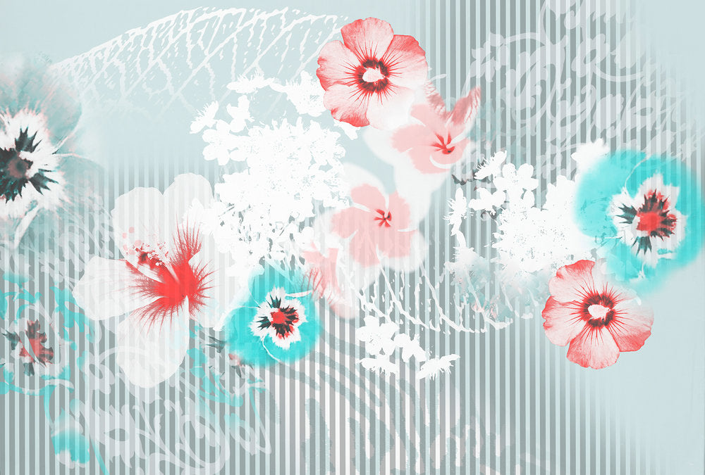 Atelier 47 - Blossom Design digital print AS Creation Blue   117800