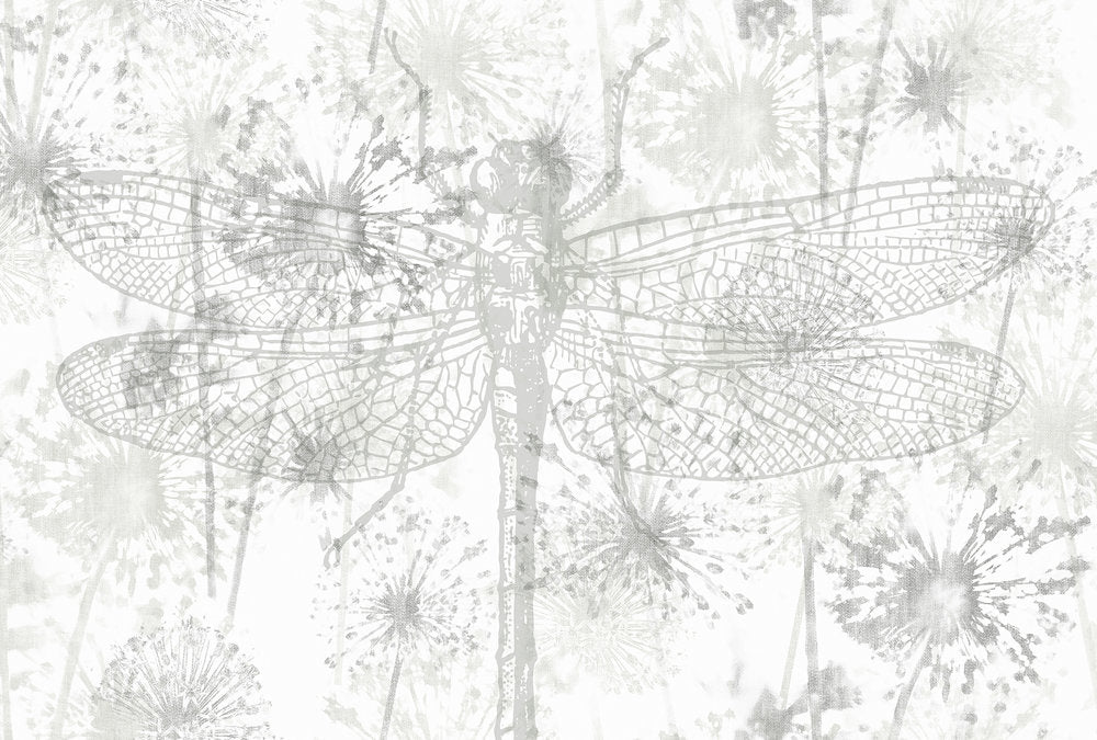 Atelier 47 - Dragon fly digital print AS Creation White   118265