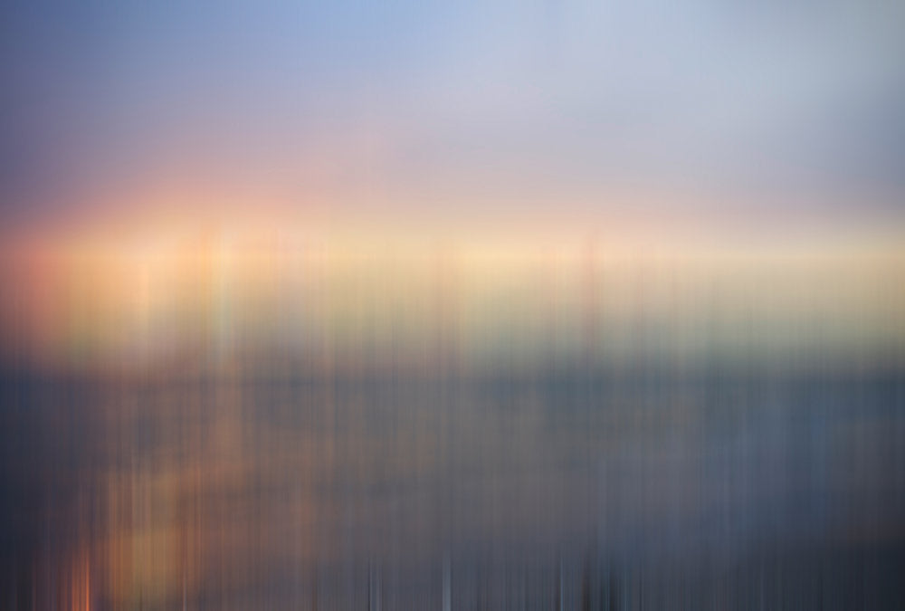 Atelier 47 - Diffused Sundown digital print AS Creation Blue   118385