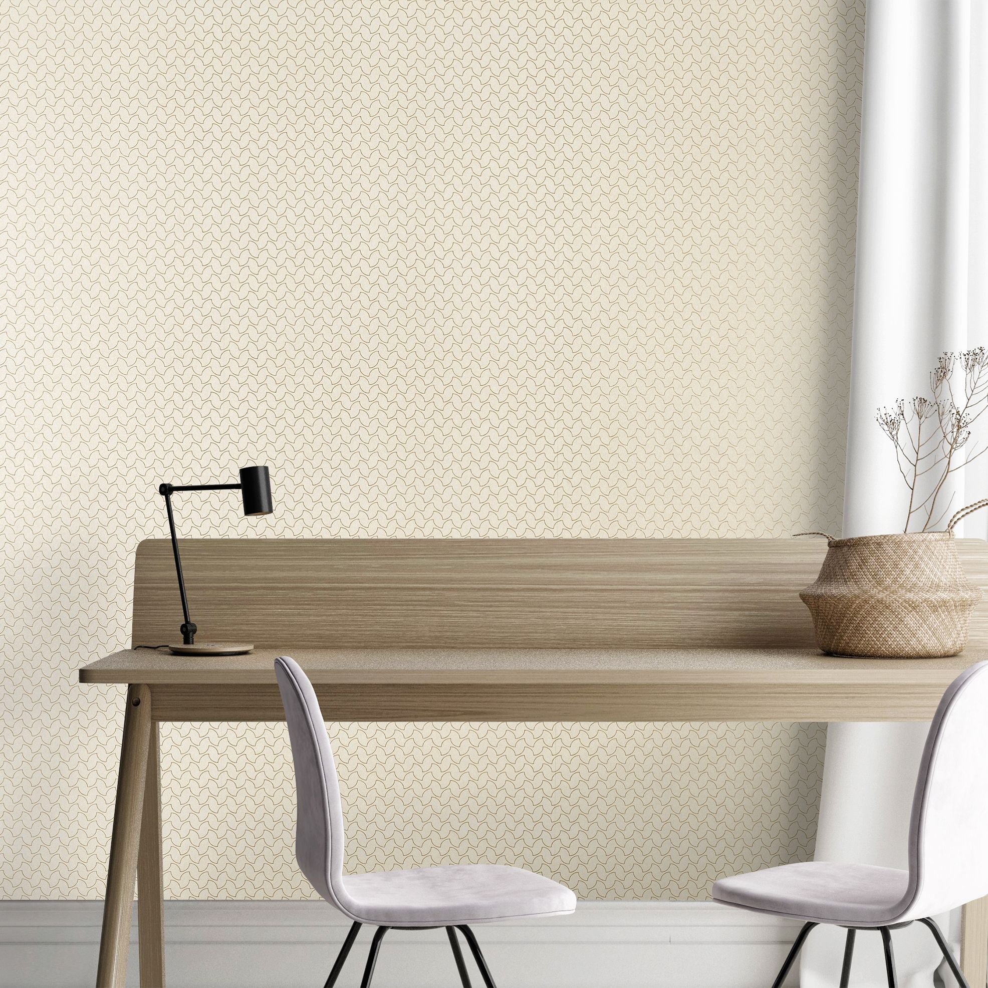 Slow Living - Balance geometric wallpaper Hohenberger    