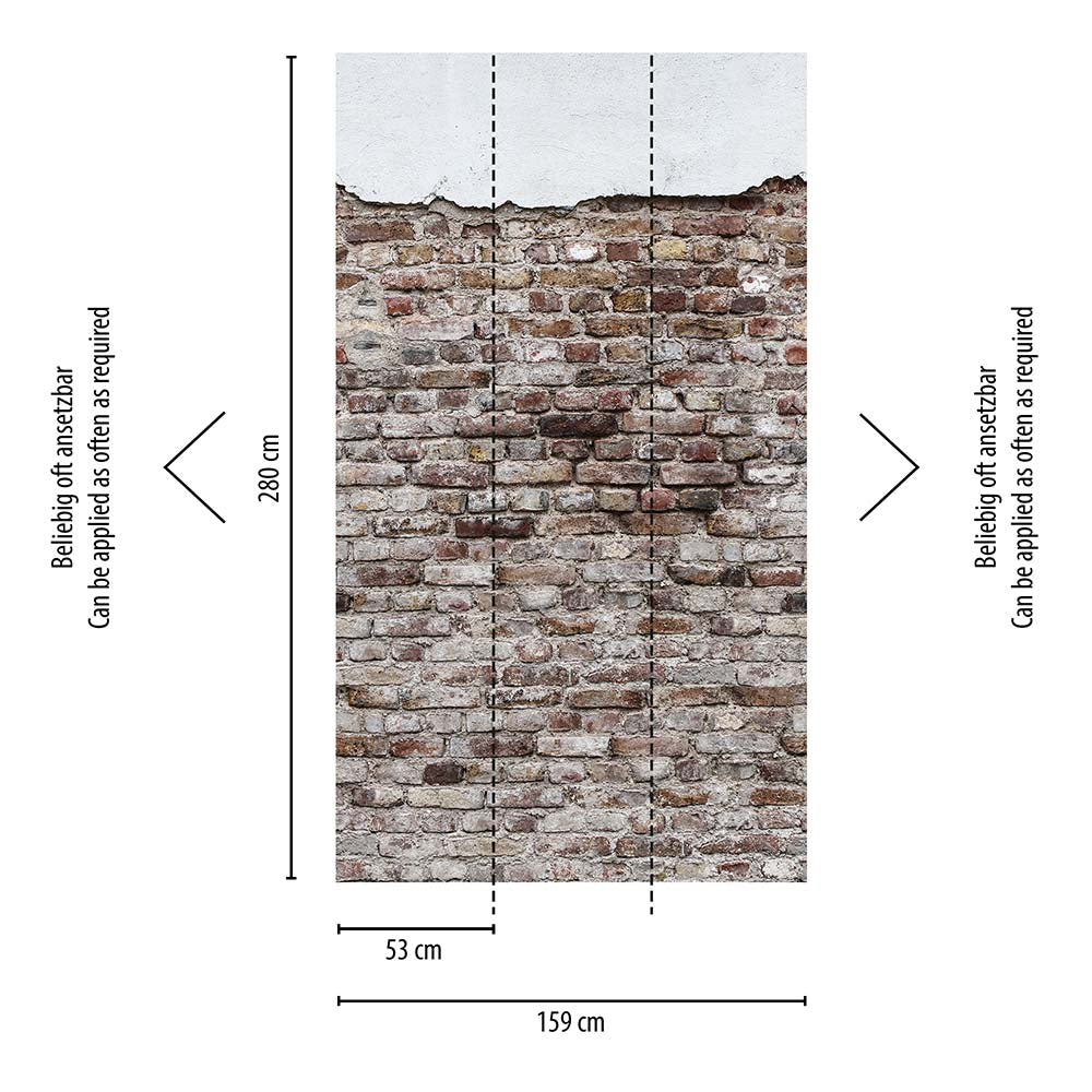 The Wall - Exposed Brick Wall smart walls AS Creation    