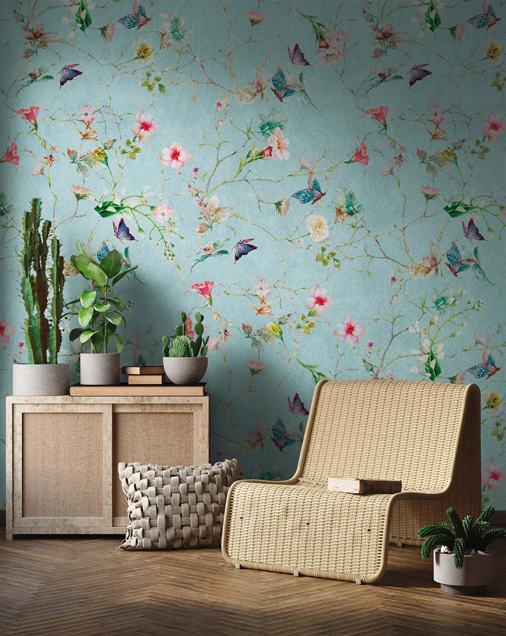 The Wall - Butterflies & Flowers smart walls AS Creation    