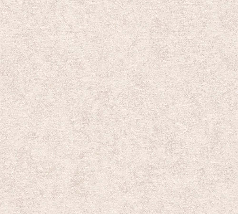 Hygge 2 -  Linen Structure plain wallpaper AS Creation Roll Cream  386154