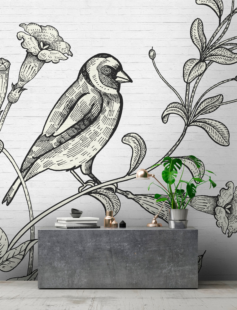 Walls By Patel - Birdy digital print AS Creation    