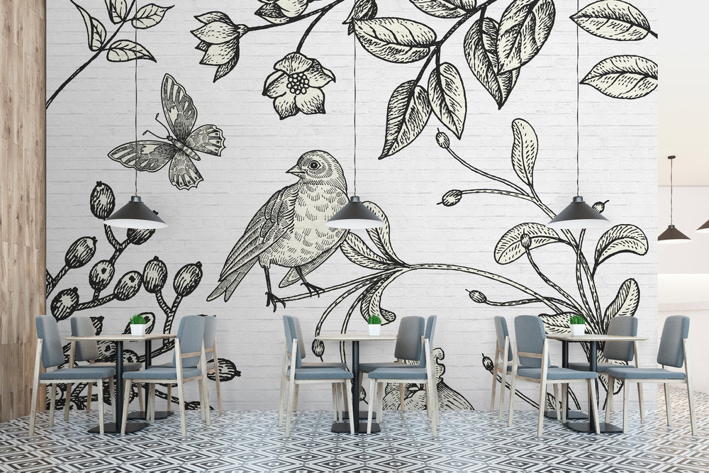Walls By Patel - Birdy digital print AS Creation    