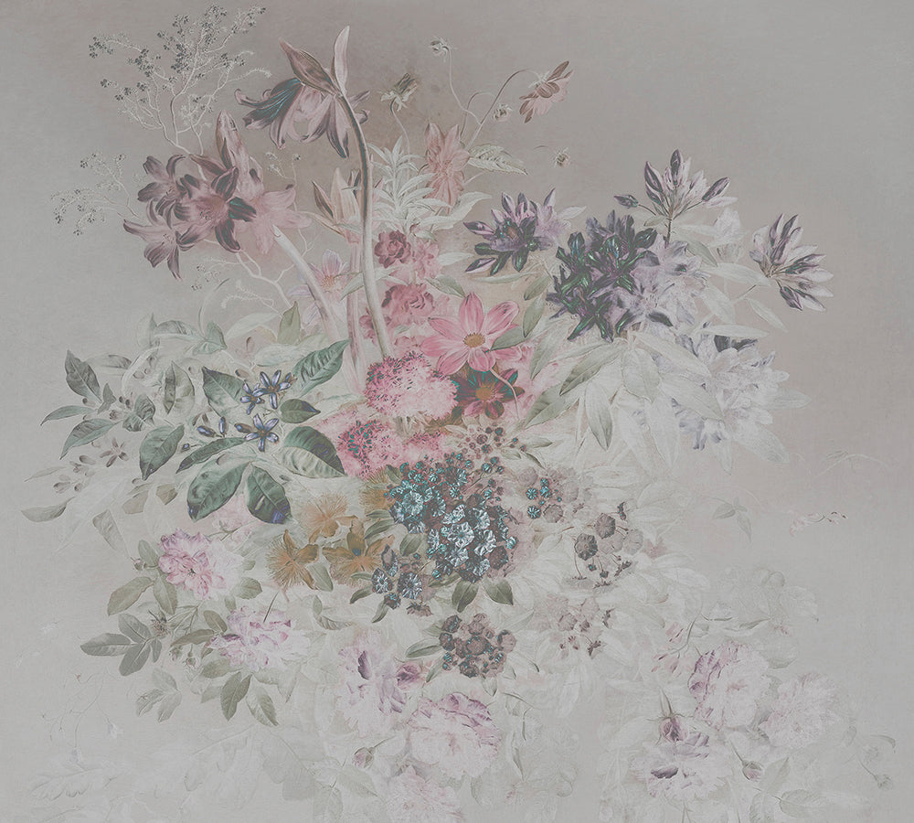 Walls By Patel - Bouquet Pastel digital print AS Creation Pink   110726