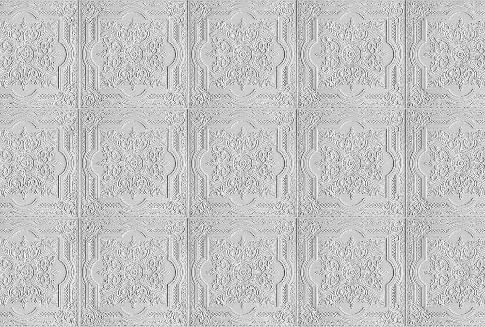 Walls By Patel - Pressed Metal digital print AS Creation Grey   110756
