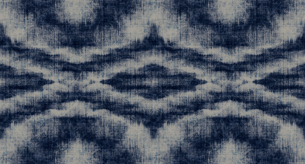 Walls By Patel - Indigo Canvas digital print AS Creation Blue   110791