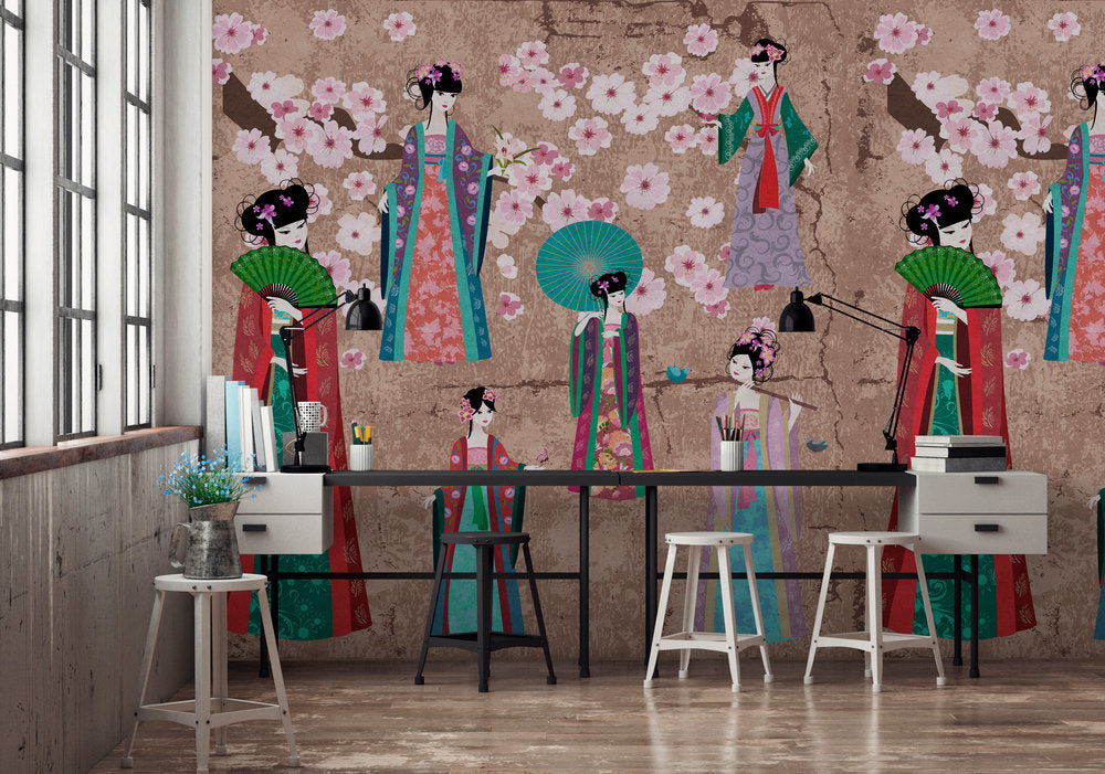 Walls By Patel - Kimono digital print AS Creation    