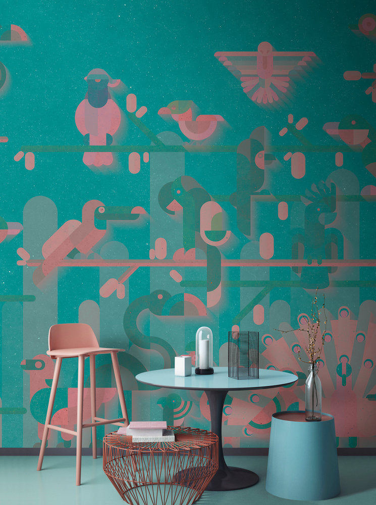 Walls By Patel - Flamingo digital print AS Creation    
