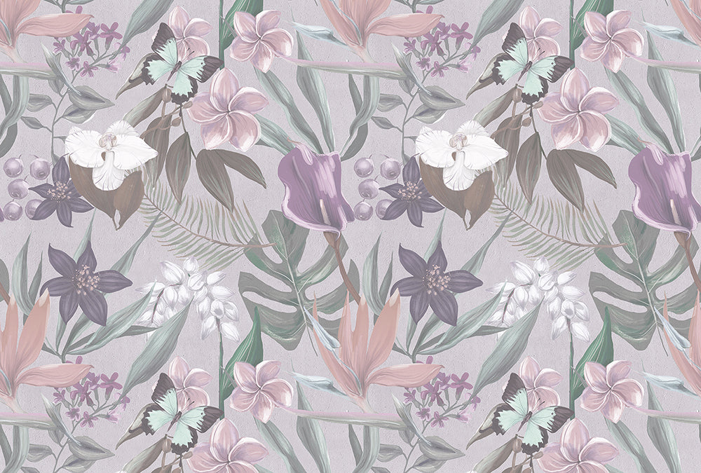 Walls By Patel - Orchid Garden digital print AS Creation Pink   111011