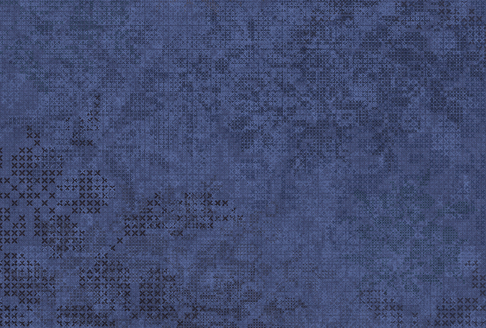 Walls By Patel - Bold Gobelin digital print AS Creation Blue   111121