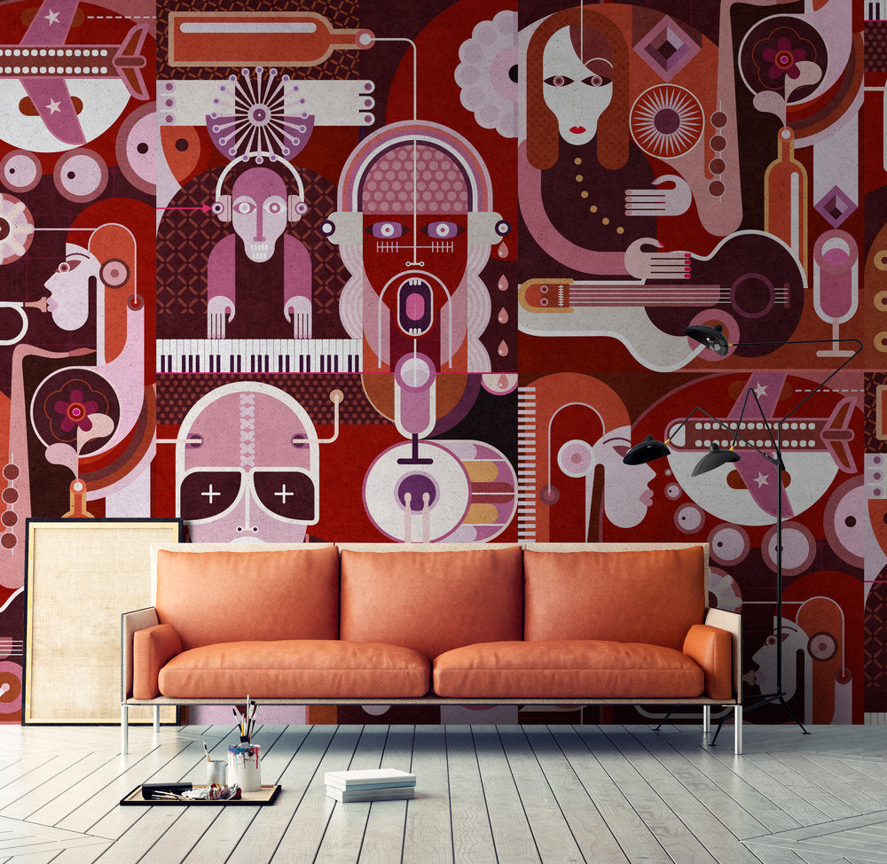 Walls by Patel 2 - Wall of Sound digital print AS Creation    