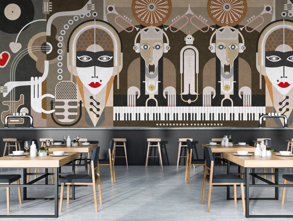 Walls by Patel 2 - Wall of Sound digital print AS Creation    