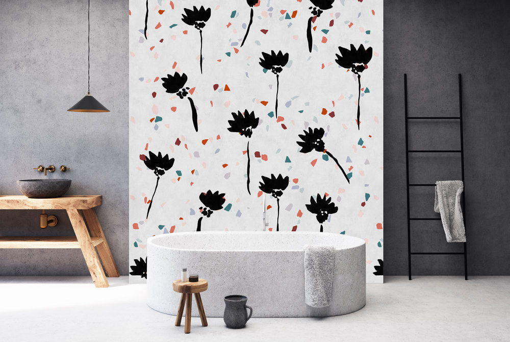 Walls by Patel 2 - Terrazzo digital print AS Creation    