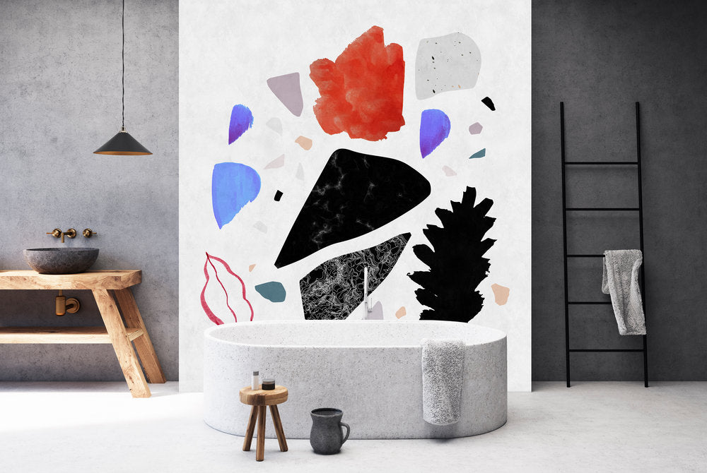 Walls by Patel 2 - Terrazzo digital print AS Creation    