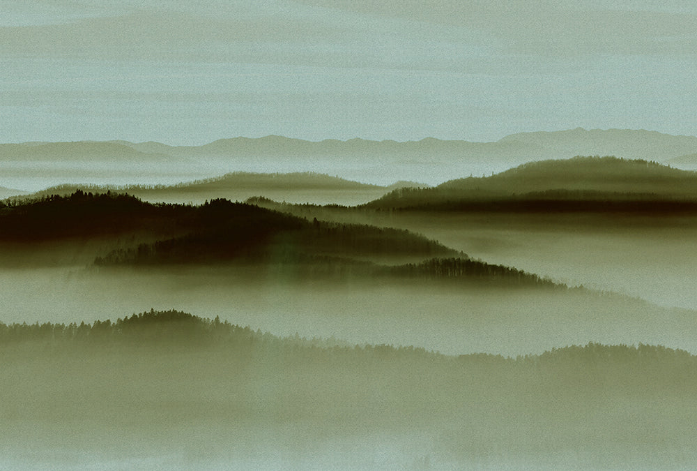 Walls by Patel 2 - Horizon digital print AS Creation Green   113657