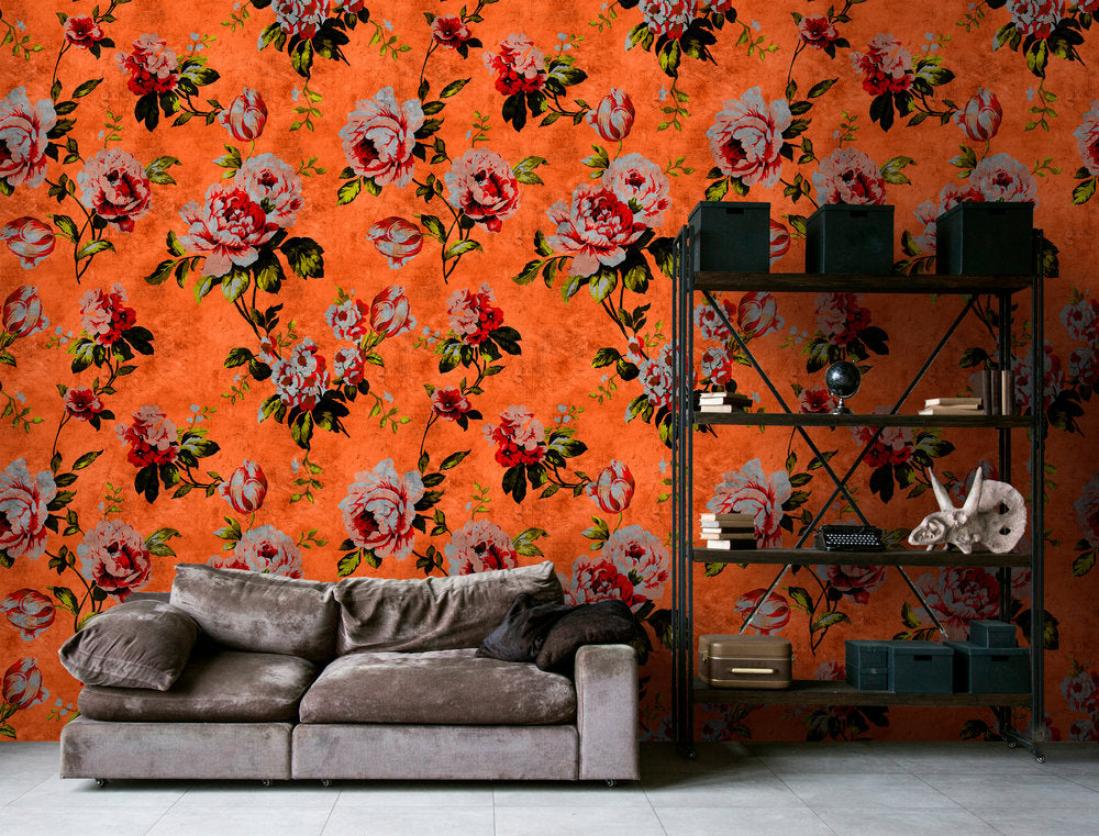 Walls by Patel 2 - Wildroses digital print AS Creation    