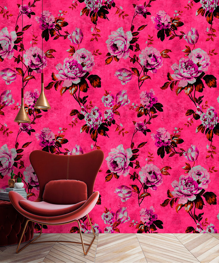 Walls by Patel 2 - Wildroses digital print AS Creation    