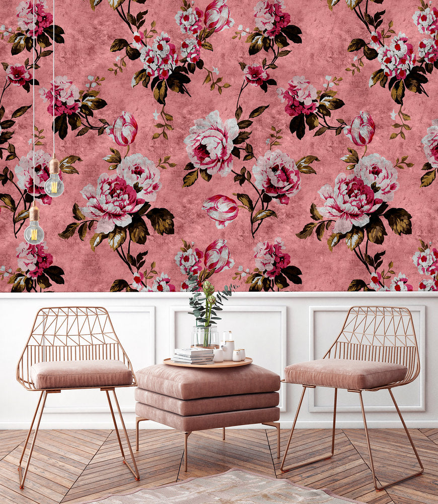 Walls by Patel 2 - Wildroses digital print AS Creation    