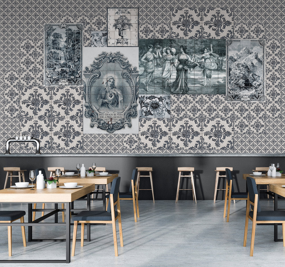 Walls by Patel 2 - Azulejos digital print AS Creation    