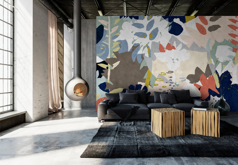 Walls by Patel 2 - Floral Collage digital print AS Creation    