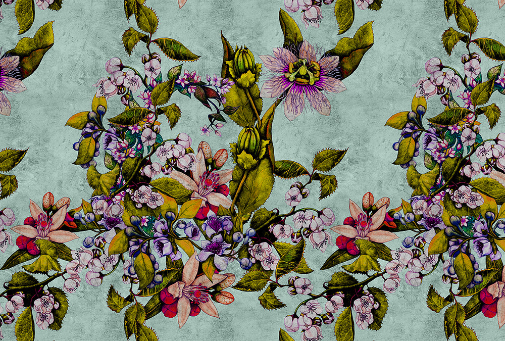 Walls by Patel 2 - Tropical Passion digital print AS Creation Green   114247