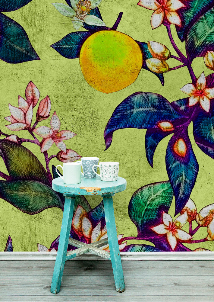 Walls by Patel 2 - Grapefruit Tree digital print AS Creation    