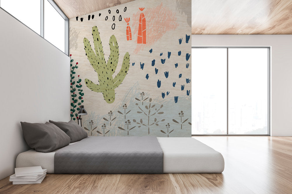 Walls by Patel 2 - Crayon Garden digital print AS Creation    