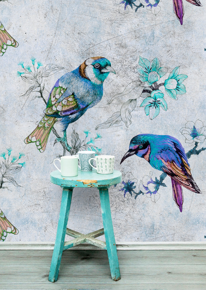 Walls by Patel 2 - Love Birds digital print AS Creation    