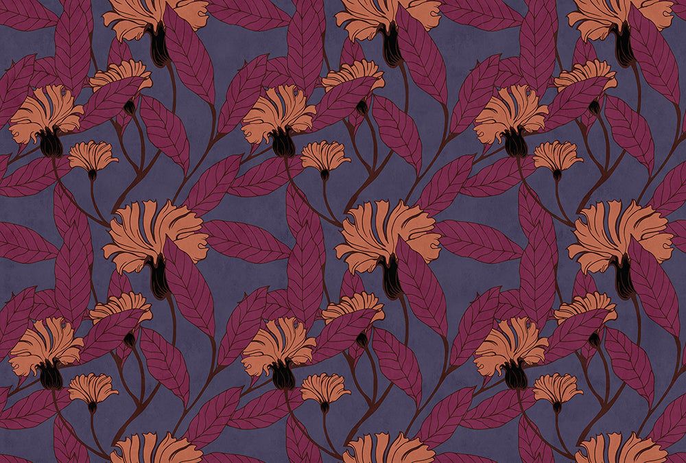 Walls by Patel 2 - Cloves digital print AS Creation Red   114592