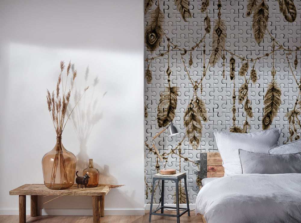 Atelier 47 - Feather Puzzle digital print AS Creation    