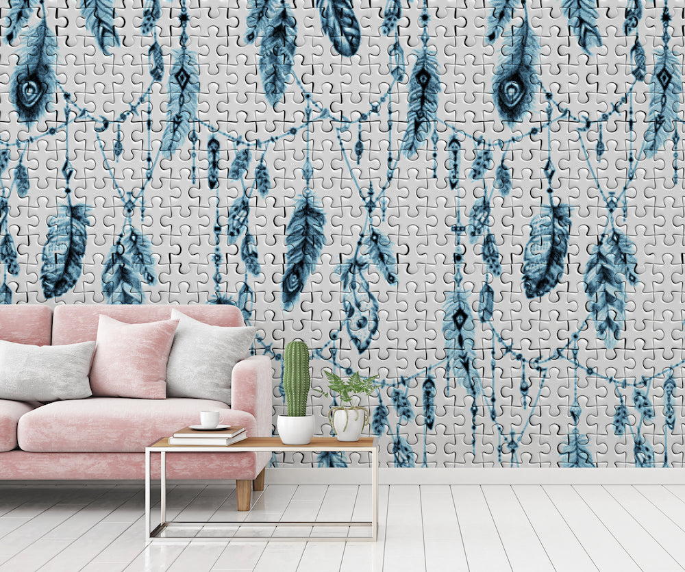 Atelier 47 - Feather Puzzle digital print AS Creation    