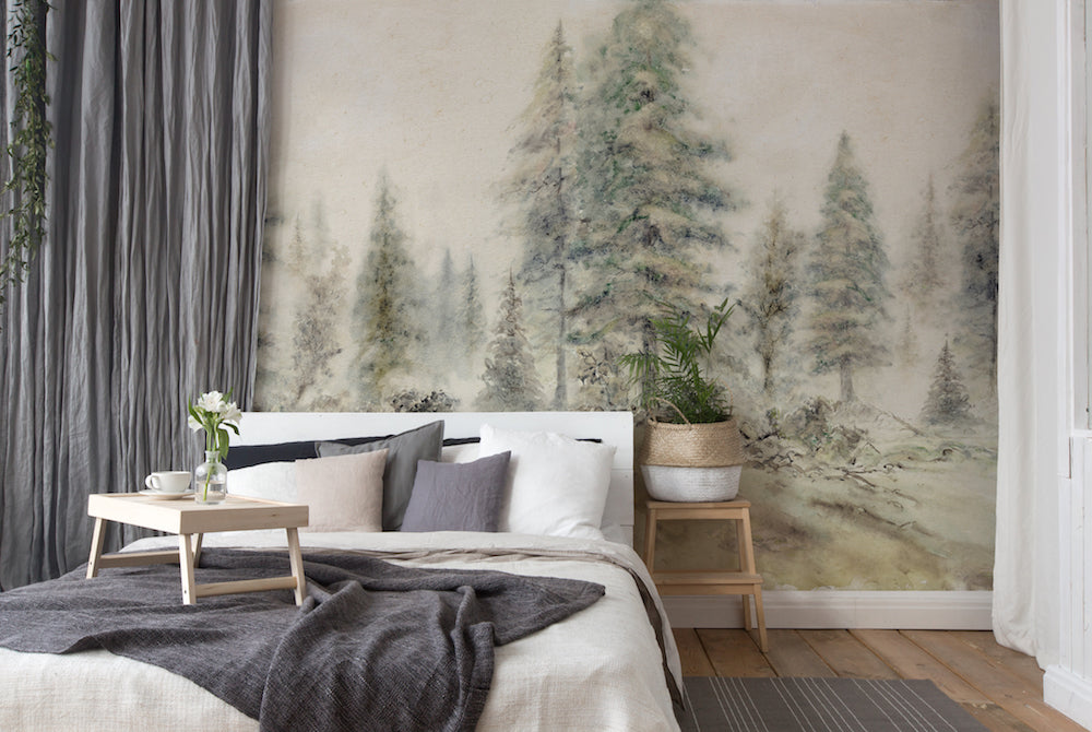 Atelier 47 - Aquarel Forest digital print AS Creation    