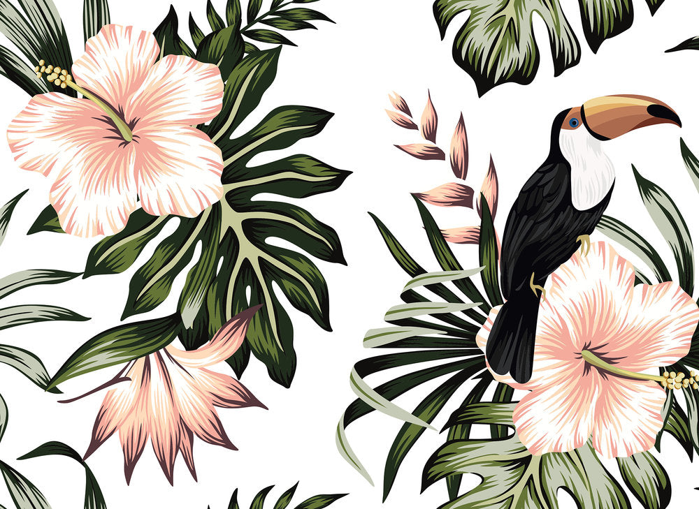 Design Walls - Toucan digital print AS Creation Green   118577