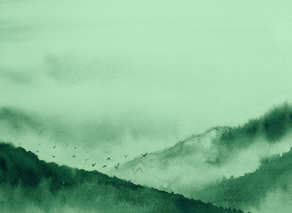 Design Walls - Gloomy Landscape digital print AS Creation Green   118617