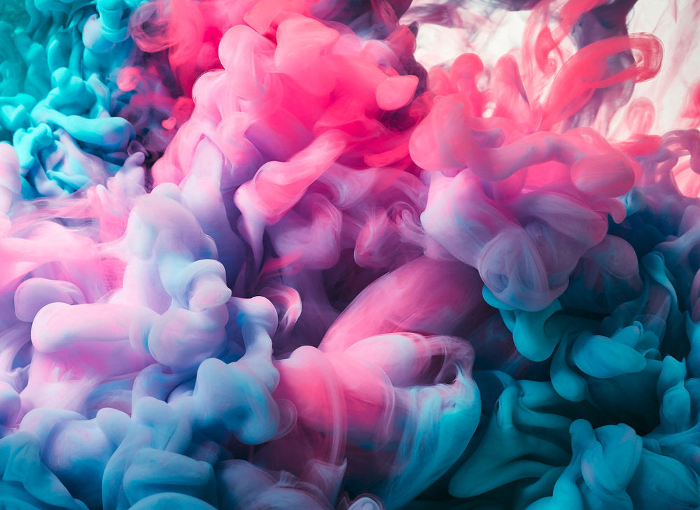 Design Walls - Colored Smoke digital print AS Creation Pink   118773