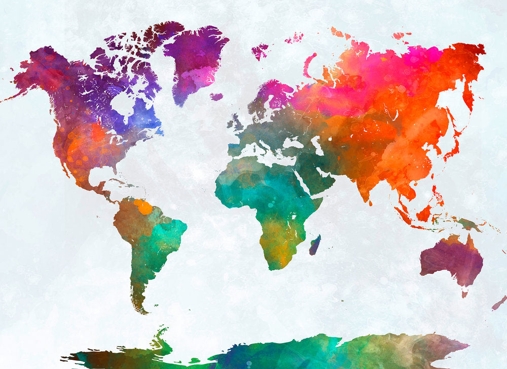 Design Walls - Global Map digital print AS Creation    