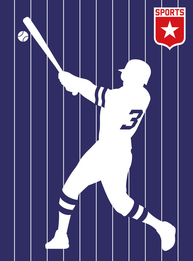 ARTist - Baseball digital print AS Creation Purple   120153