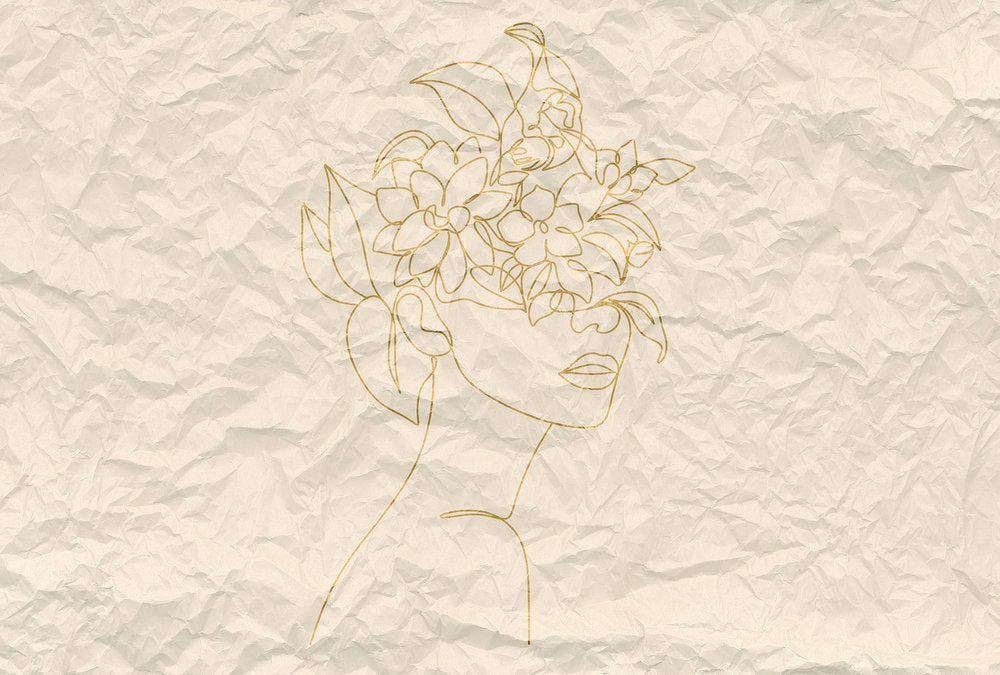 ARTist - Paper Face 2 digital print AS Creation Beige   120201