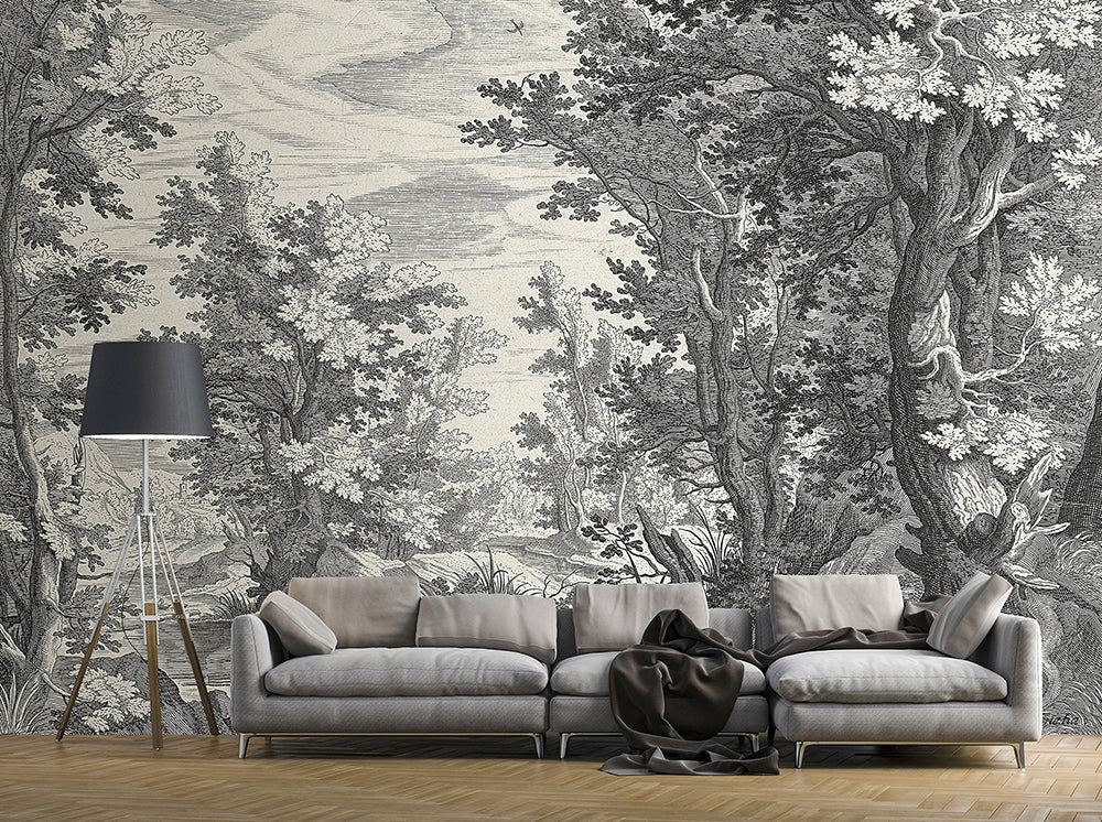 Walls by Patel 3 - Fancy Forest digital print AS Creation    