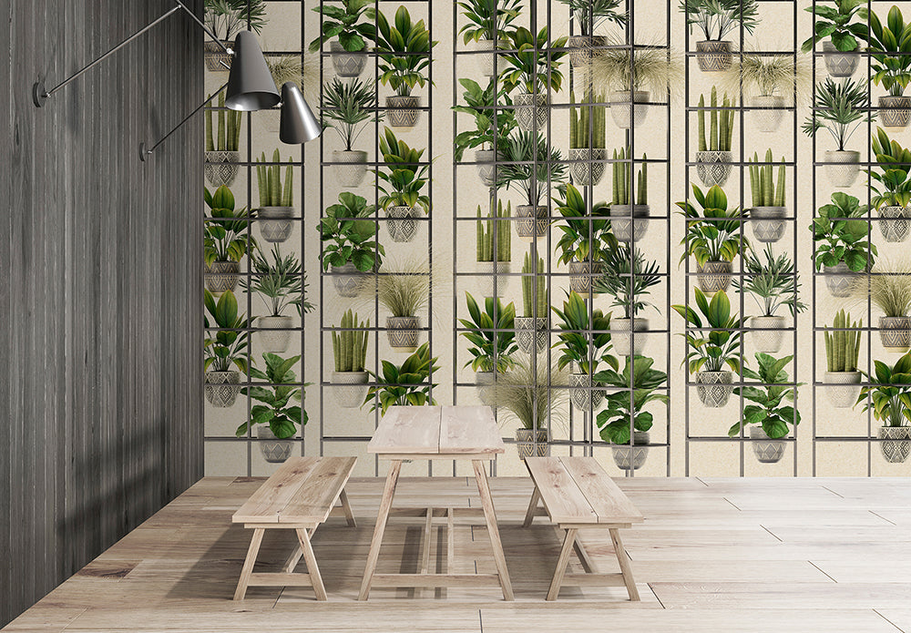 Walls by Patel 3 - Plant Wall digital print AS Creation    