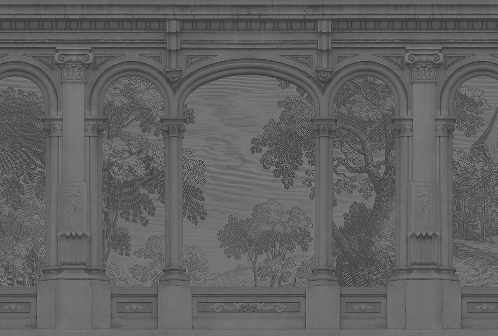 Walls by Patel 3 - Roma digital print AS Creation Dark Grey   DD122228
