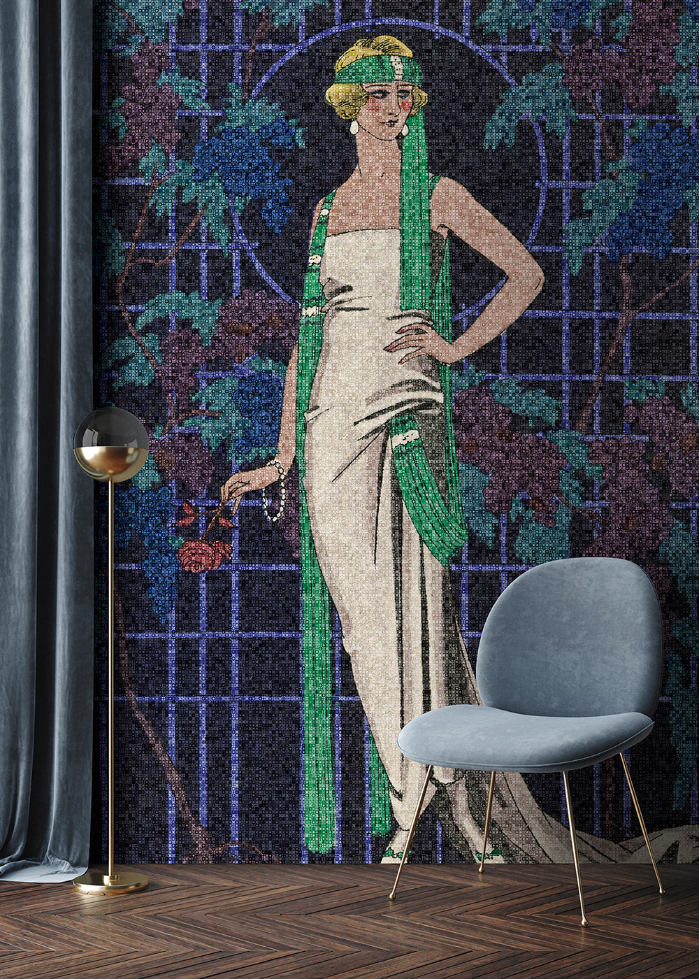 Walls by Patel 3 - Scala 1920s Woman digital print AS Creation    
