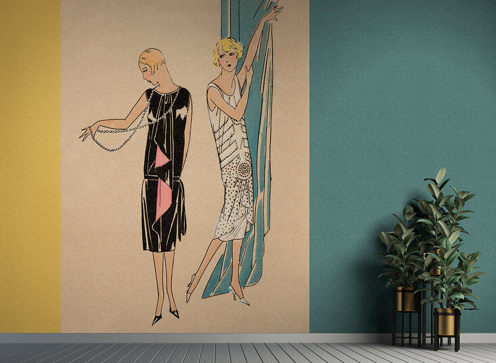 Walls by Patel 3 - Parisienne Fashion digital print AS Creation    