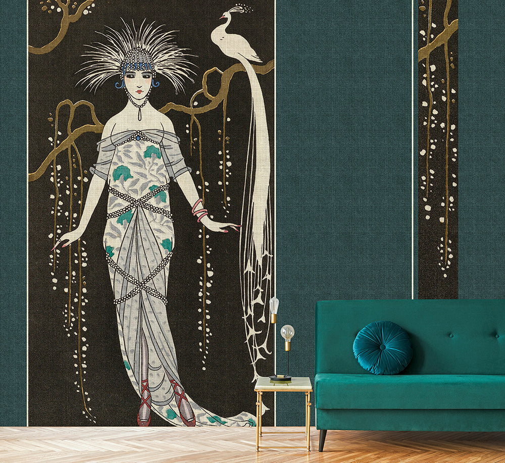 Walls by Patel 3 - Adlon Vintage Woman 2 digital print AS Creation    