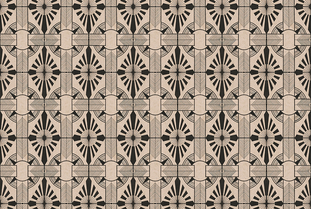 Walls by Patel 3 - Astoria Art Deco digital print AS Creation Beige   DD122320